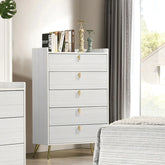 Zeena White Finish Chest Model BD01180 By ACME Furniture
